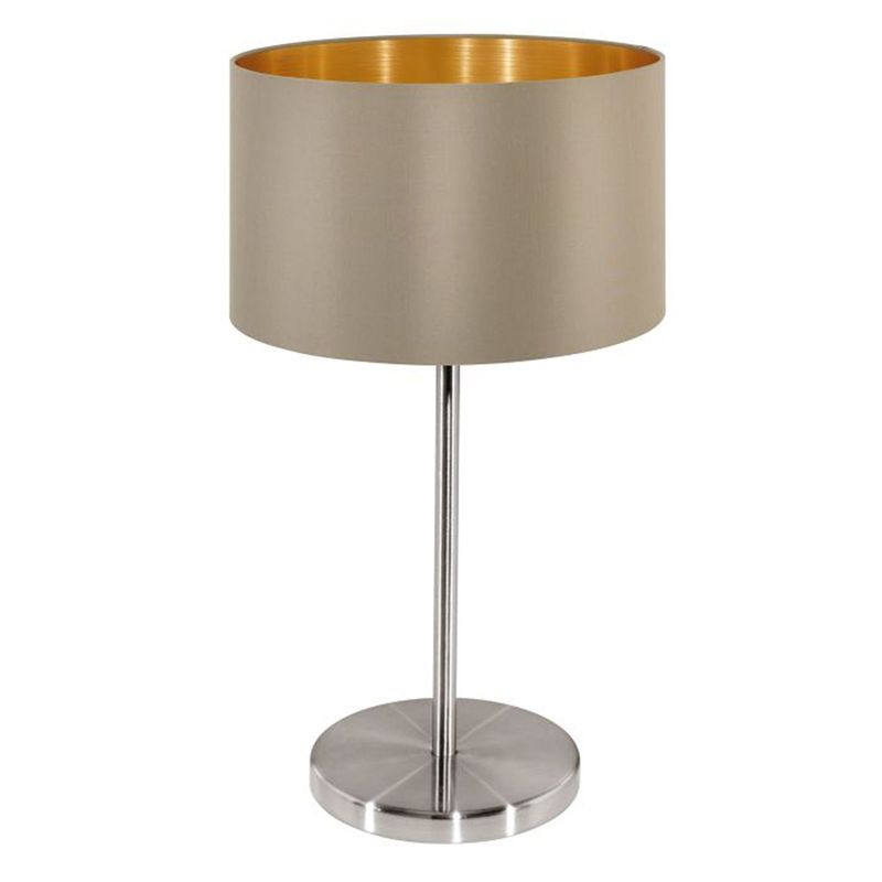 CRATE & BARREL - Lámpara Mesa Maserlo Gris EGLO