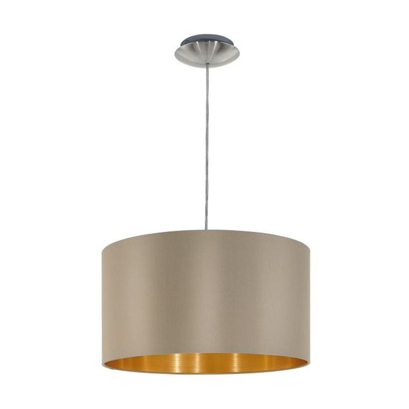 CRATE & BARREL - Lámpara Colgante Maserlo Gris EGLO