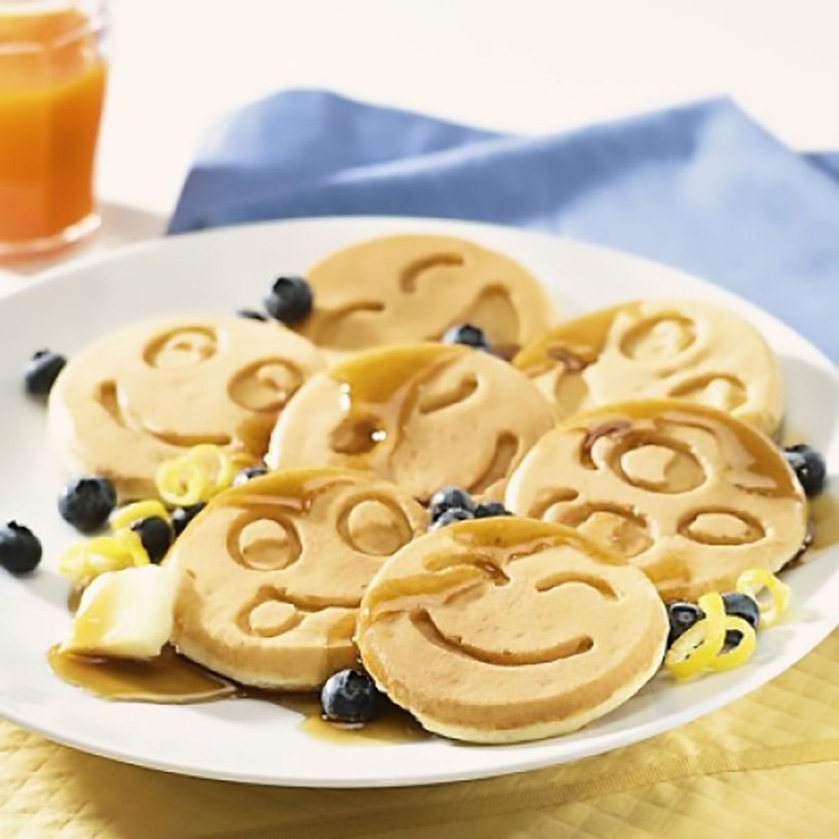 CRATE & BARREL - Sarten Pancakes Smiley NORDIC WARE
