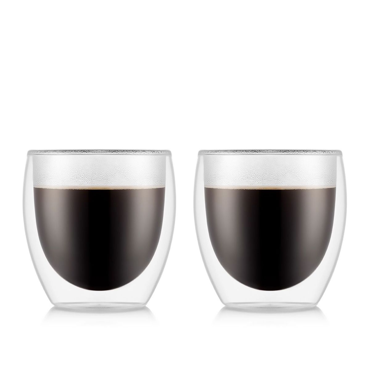 CRATE & BARREL - Set de 2 Vasos Termicos Pavina 8Oz BODUM