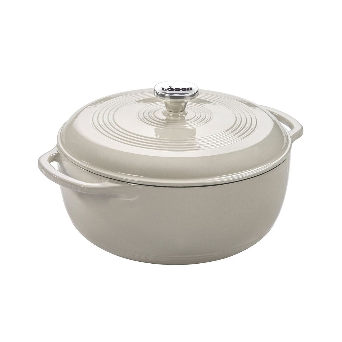 CRATE & BARREL - Olla Esmaltada Blanca LODGE