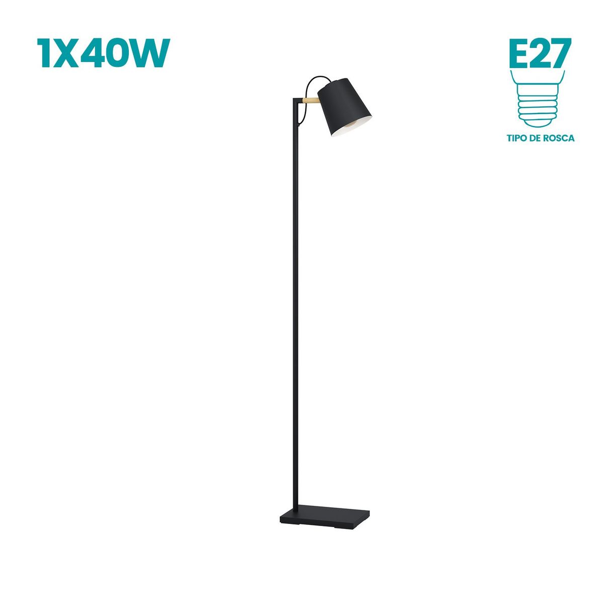 CRATE & BARREL - Lámpara De Pie Lacey Eglo