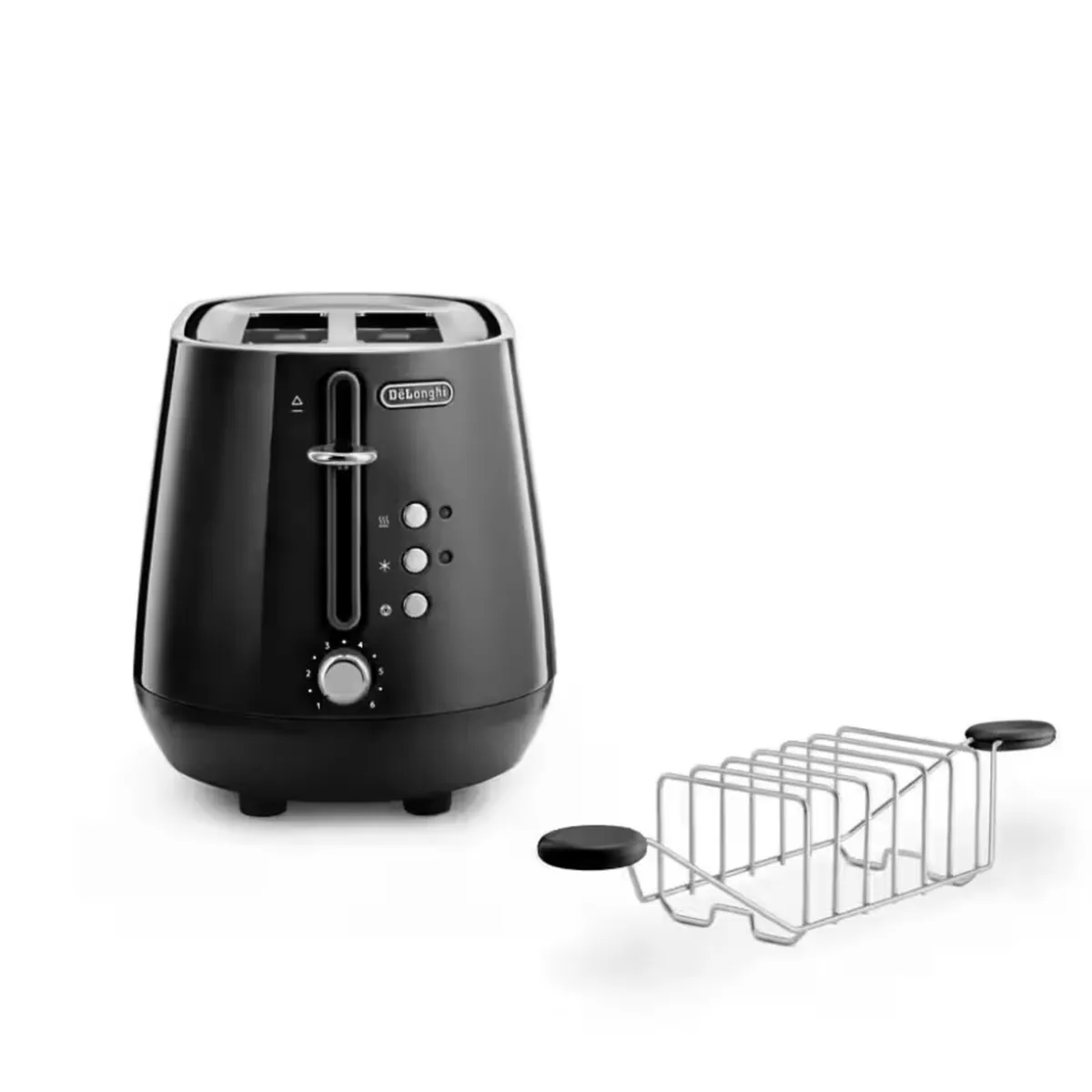 CRATE & BARREL - Tostador Eclettica Negro Delonghi