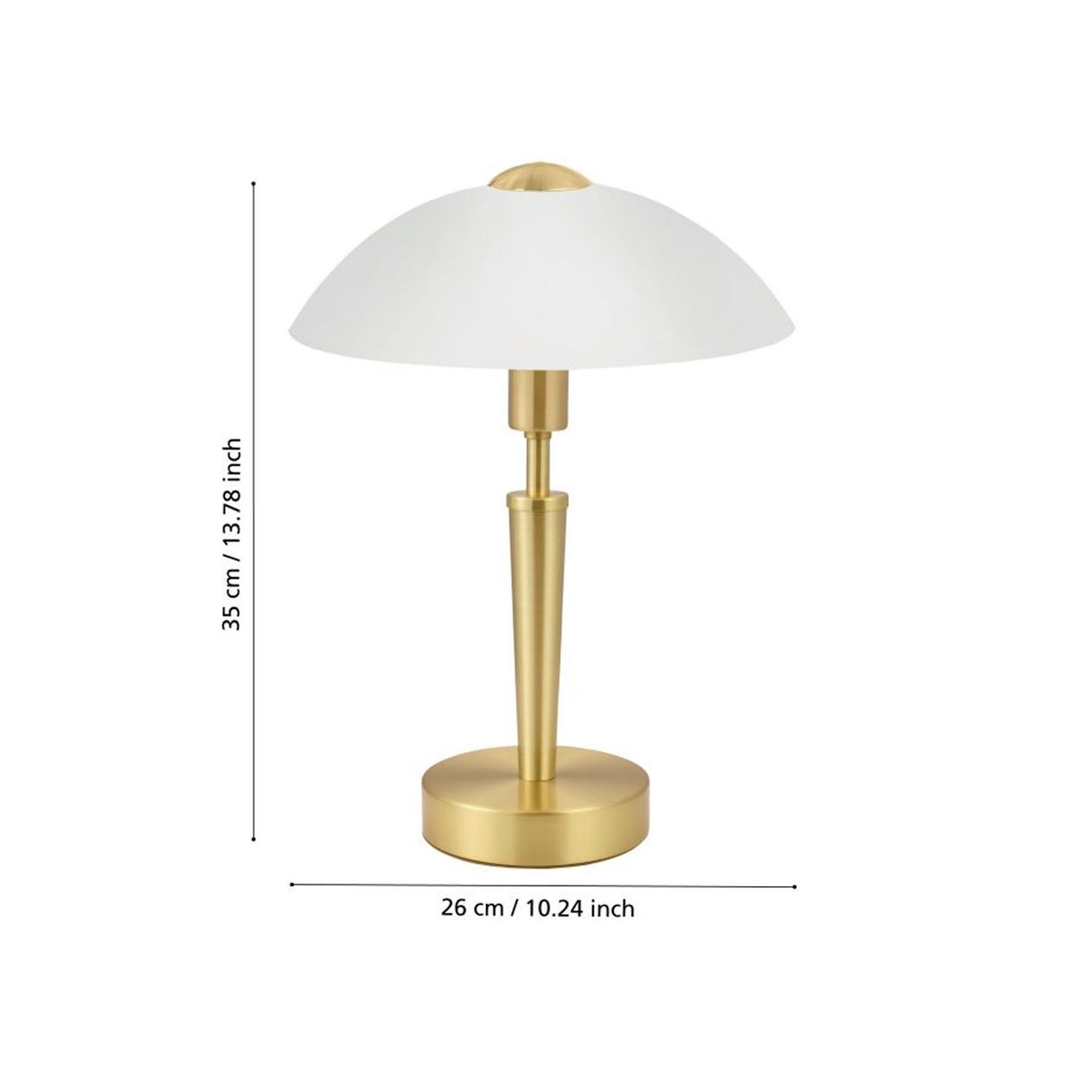 CRATE & BARREL - Lámpara De Mesa Solo 1 Eglo