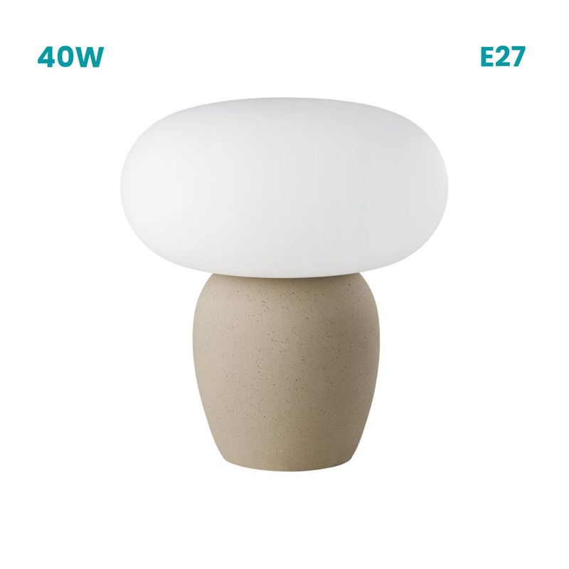 CRATE & BARREL - Lámpara De Mesa Cahuama Eglo