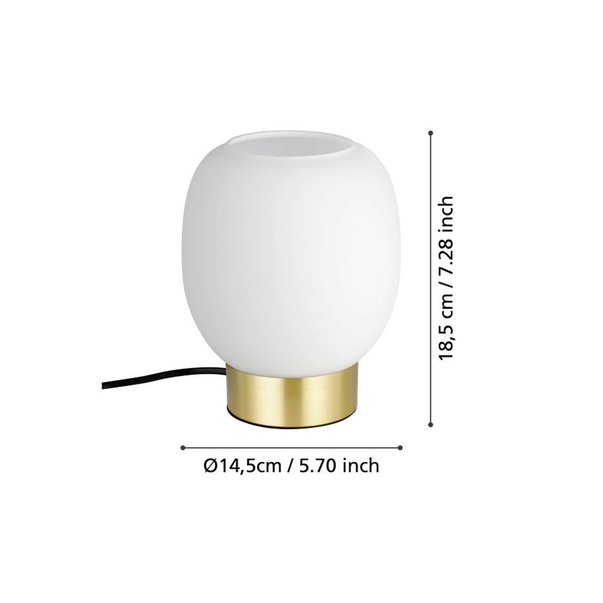 CRATE & BARREL - Lámpara De Mesa Manzanares Eglo