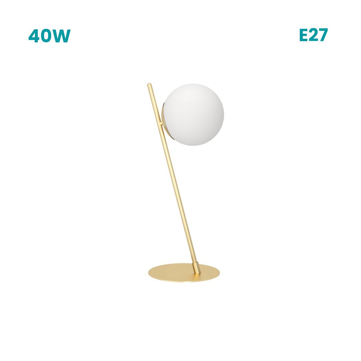 CRATE & BARREL - Lámpara De Meas Rondo 4 Eglo