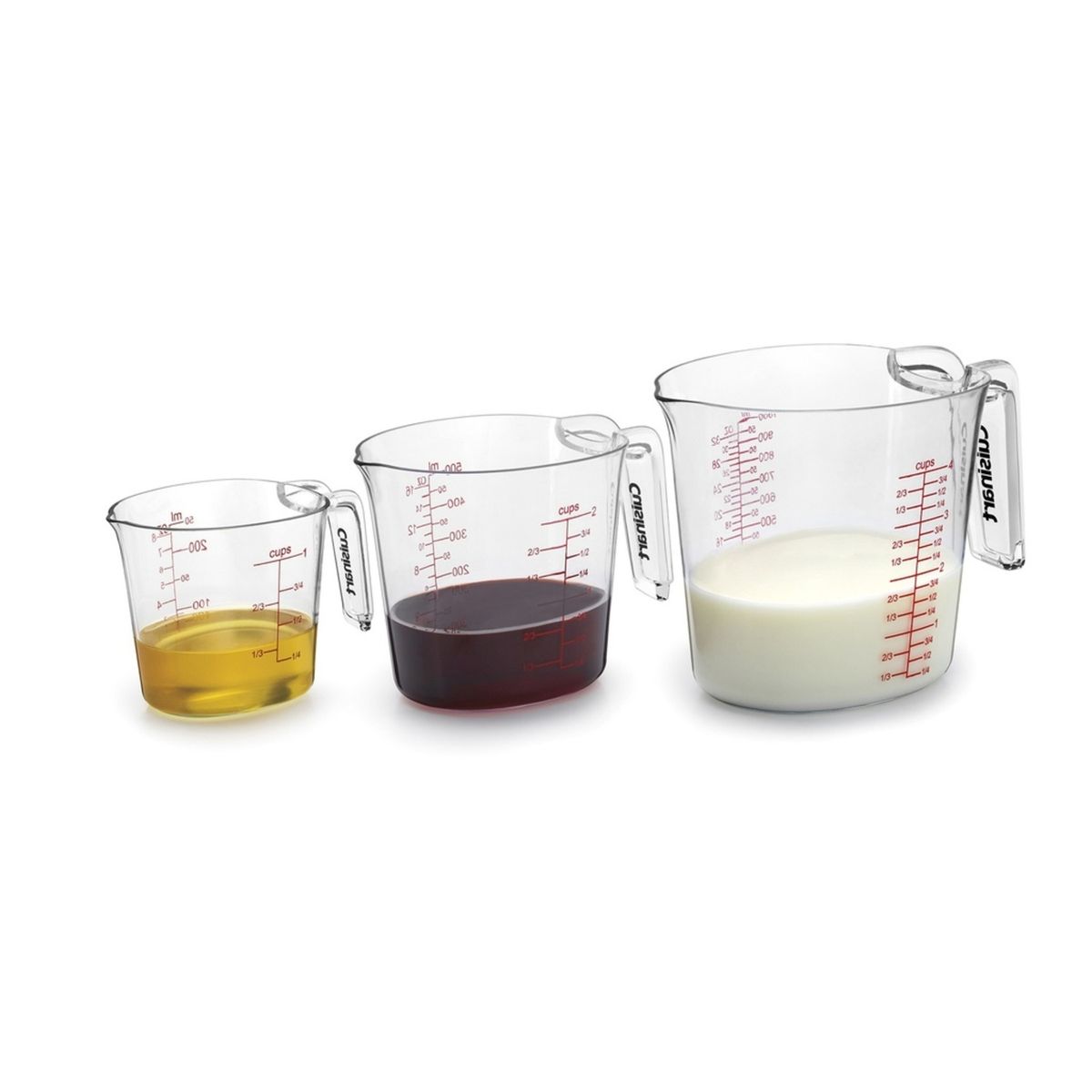 CRATE & BARREL - Set de 3 Tazas Medidoras CUISINART
