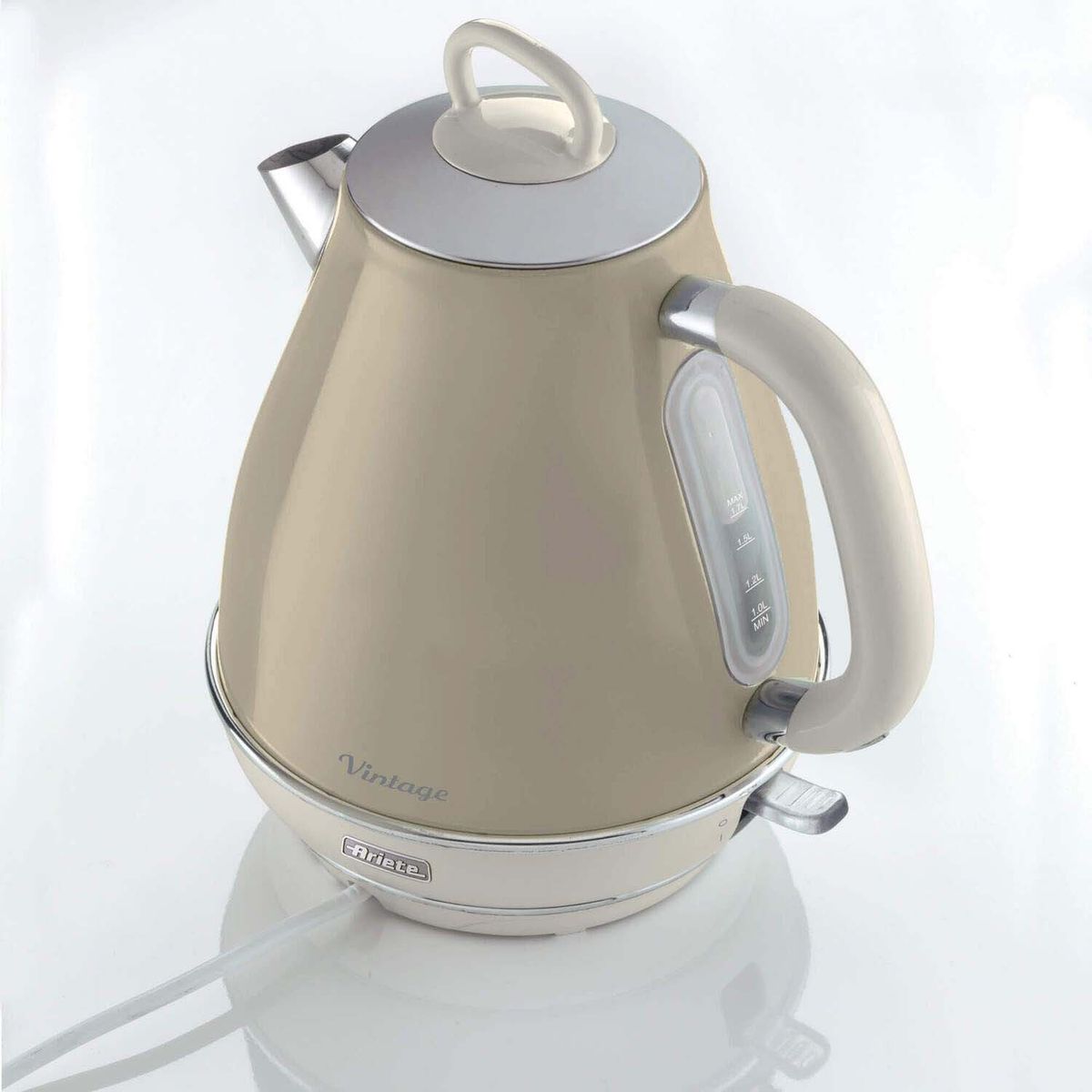 CRATE & BARREL - Hervidor Vintage Beige 1.7L ARIETE