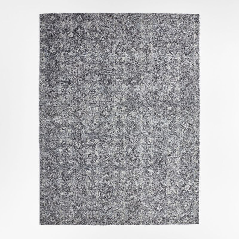 CRATE & BARREL - Alfombra Alvarez de Lana Tejida a Mano