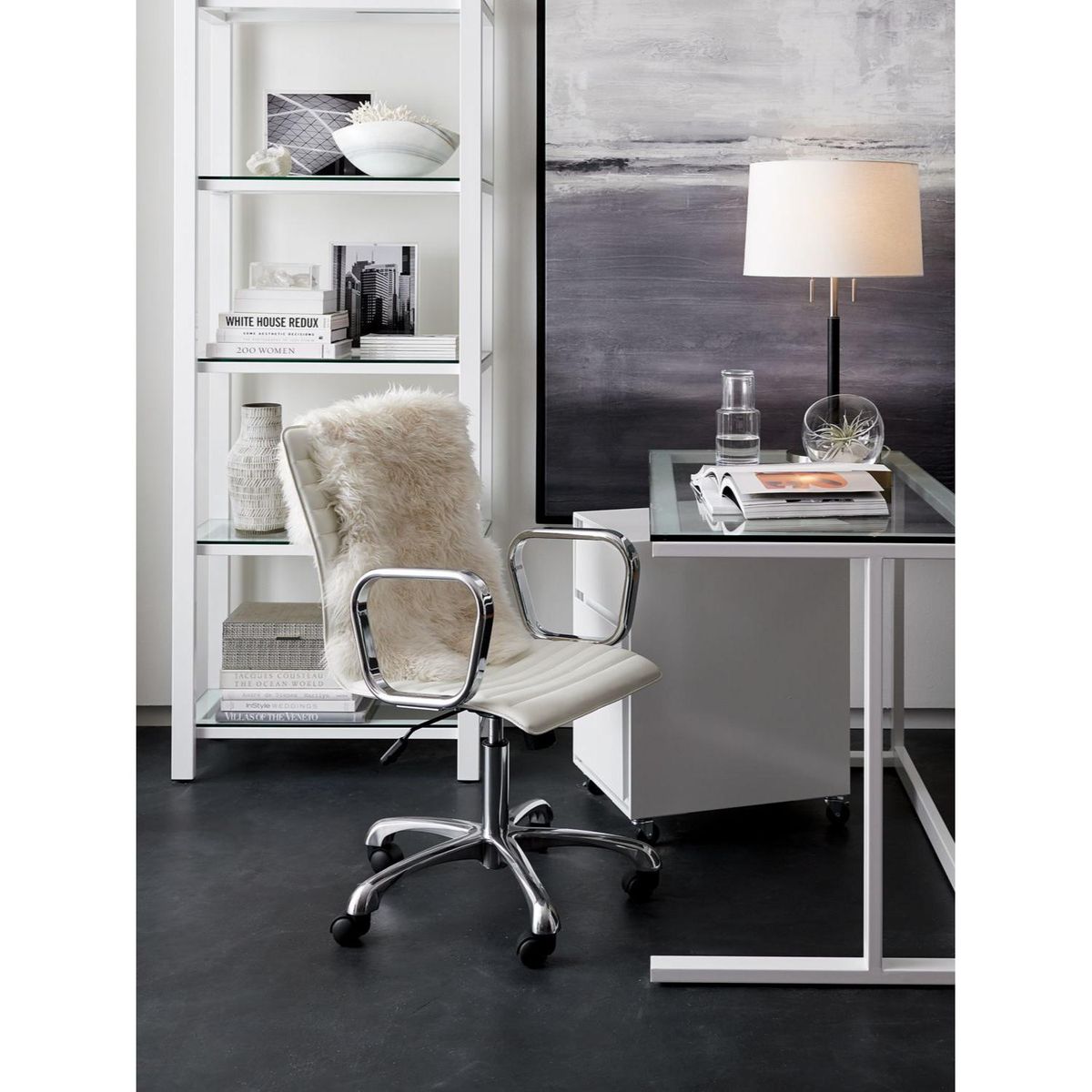 CRATE & BARREL - Silla De Oficina Ripple