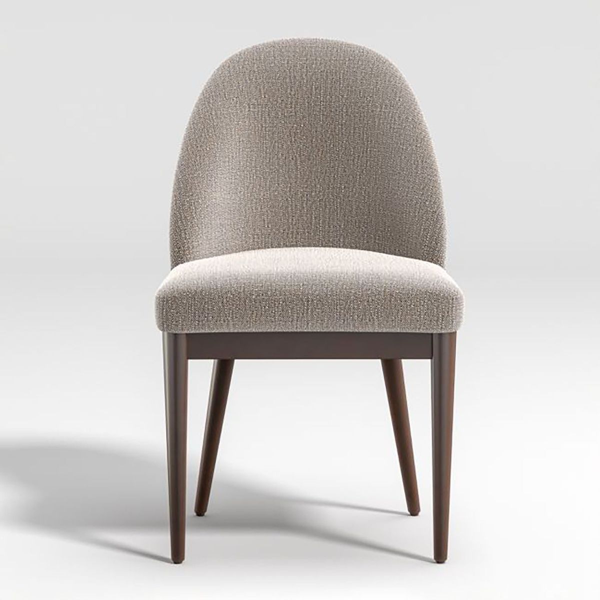 CRATE & BARREL - Silla de Comedor Ana Gris con Patas de Madera