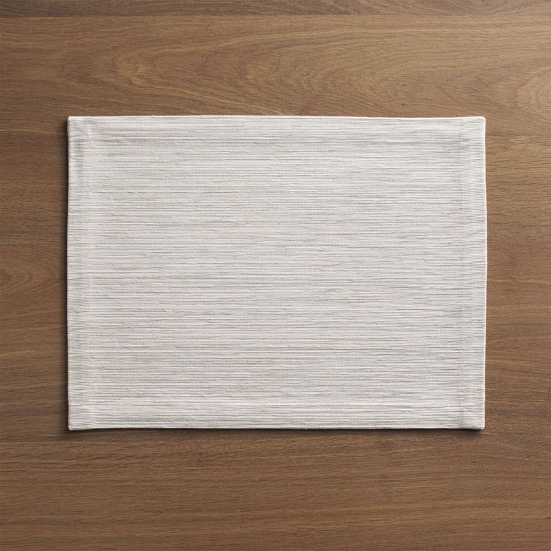 CRATE & BARREL - Individual de Ramio Blanco
