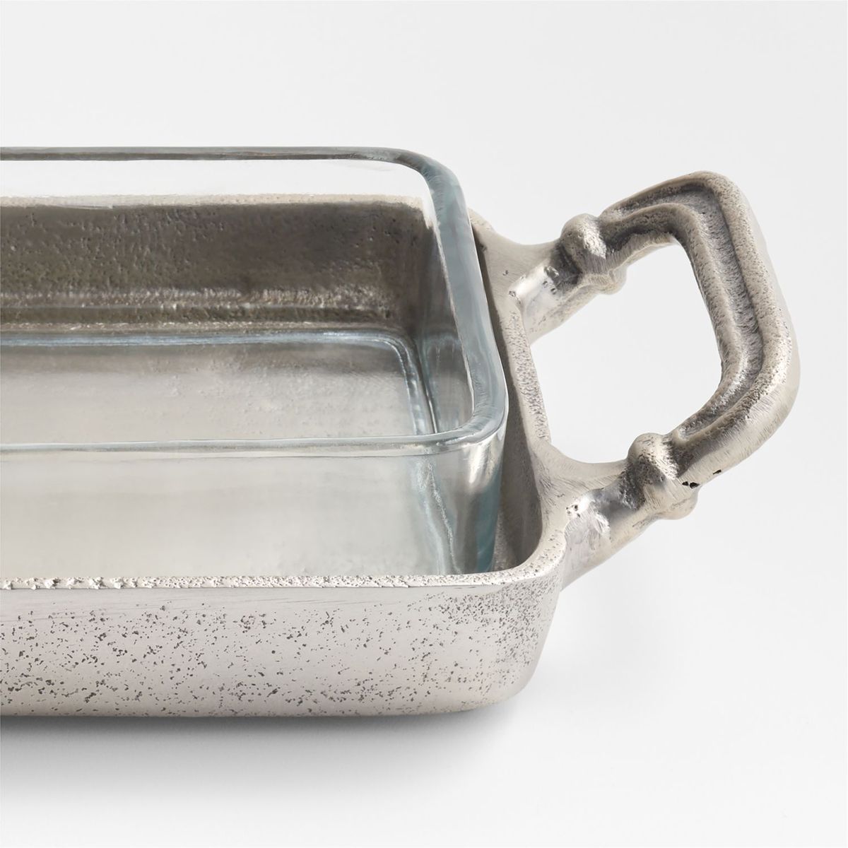 CRATE & BARREL - Bandeja Argento de Metal