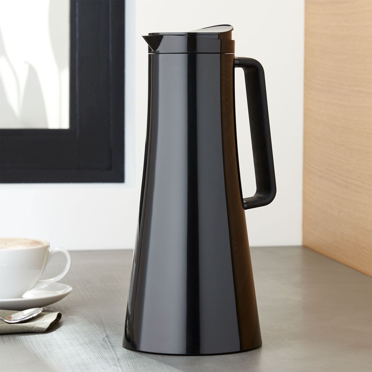 CRATE & BARREL - Termo Bistral Negro BODUM