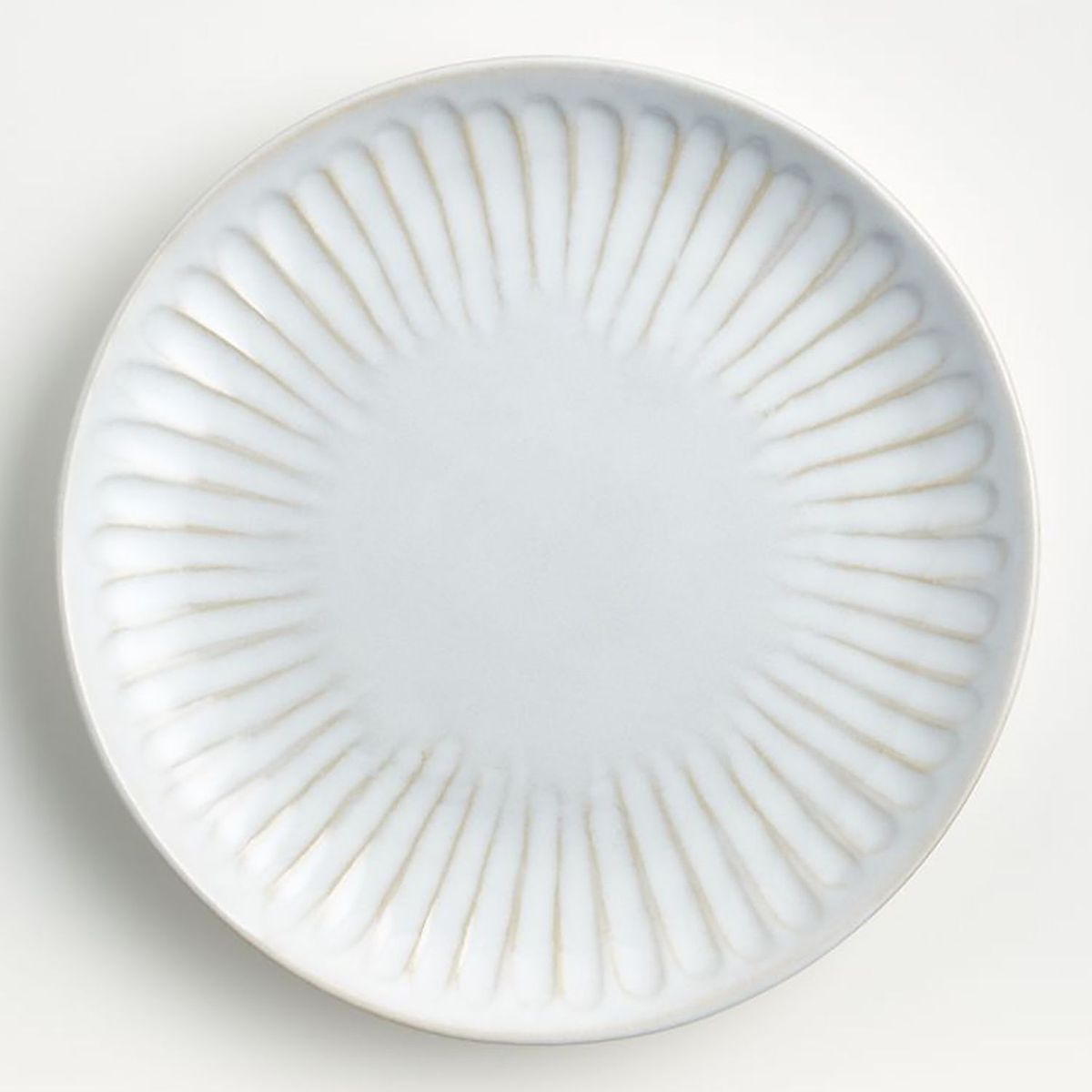 CRATE & BARREL - Plato De Ensalada Dover Blanco