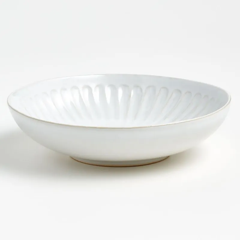 CRATE & BARREL - Bowl Para Pasta Dover Blanco