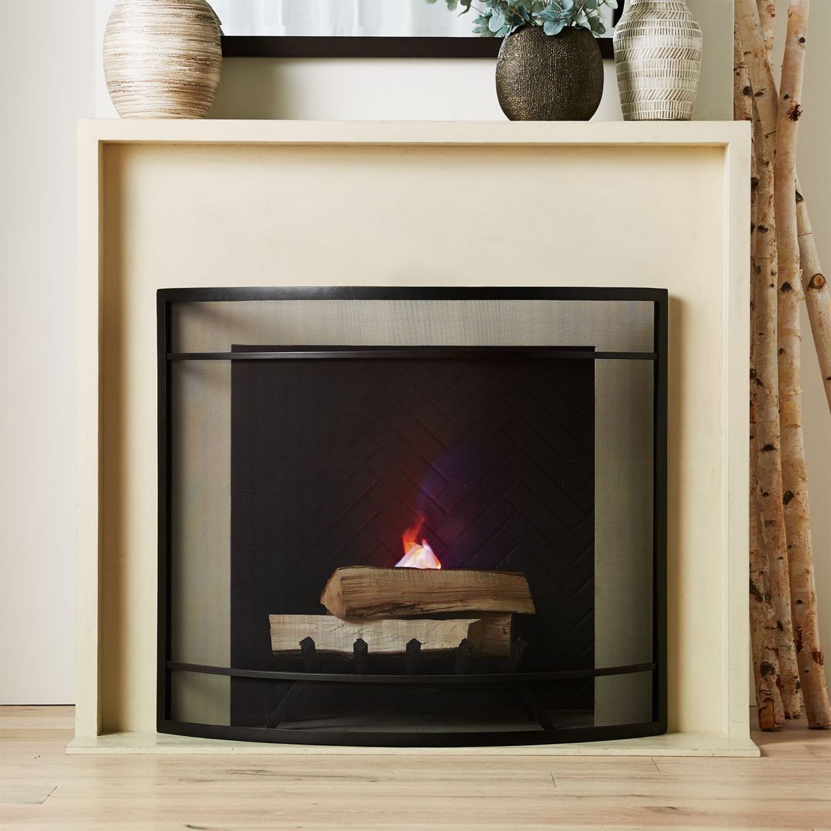 CRATE & BARREL - Pantalla para Chimenea Beau