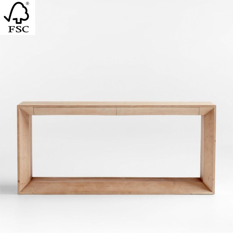 CRATE & BARREL - Consola Vernon 183cm