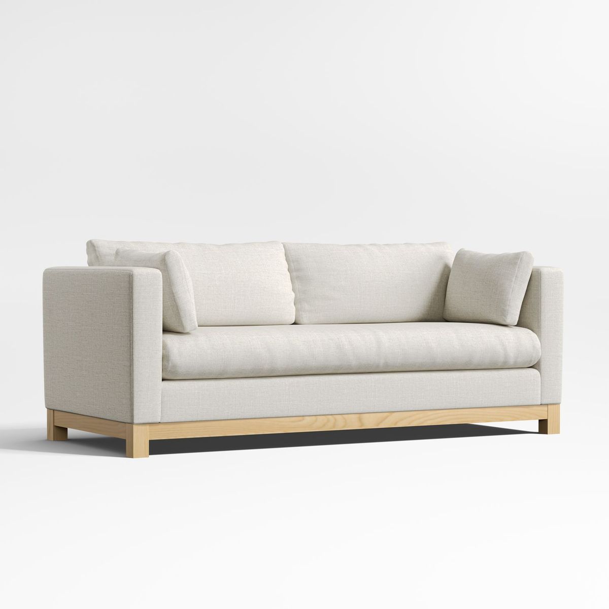 CRATE & BARREL - Sofá Bench 3 Cuerpos