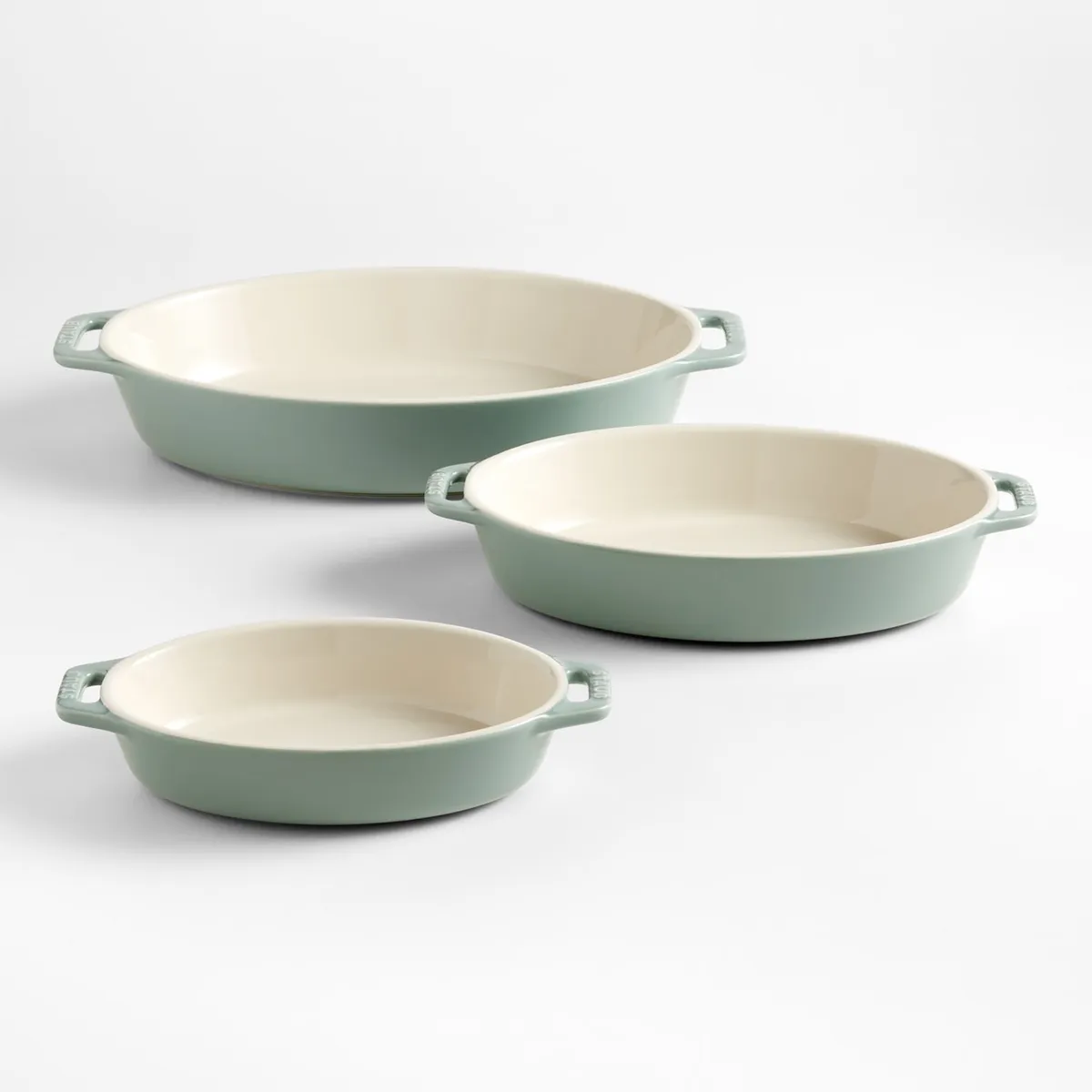 CRATE & BARREL - Set De 3 Fuentes Staub Para Hornear