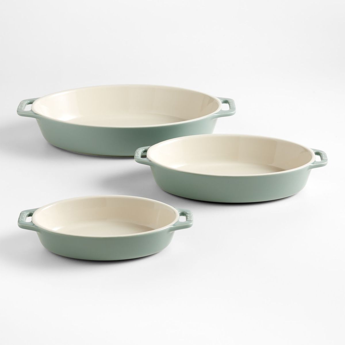 CRATE & BARREL - Set De 3 Fuentes Staub Para Hornear