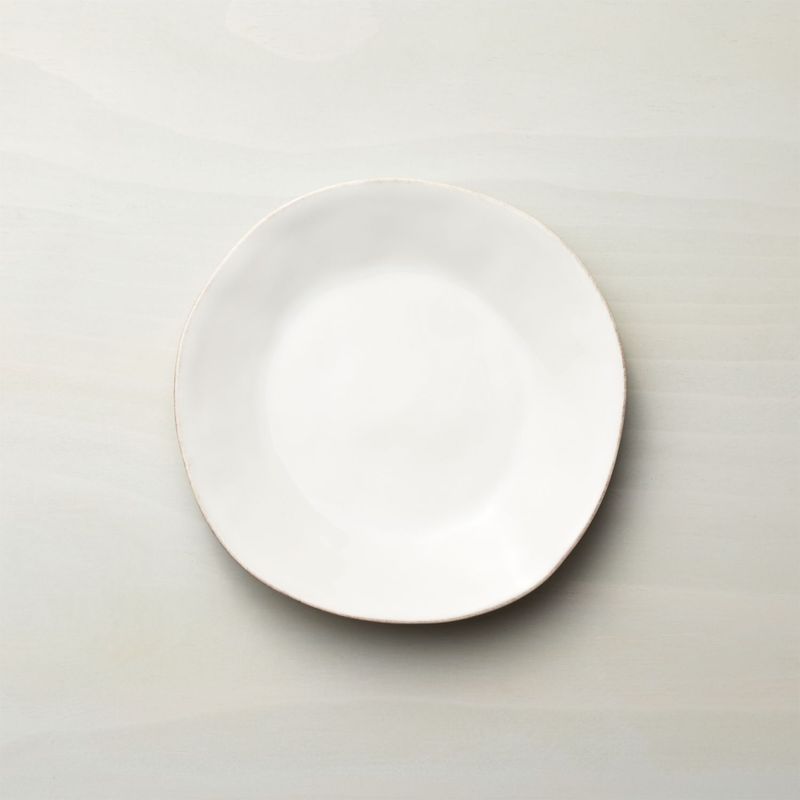 CRATE & BARREL - Plato para Ensalada Marin Blanco