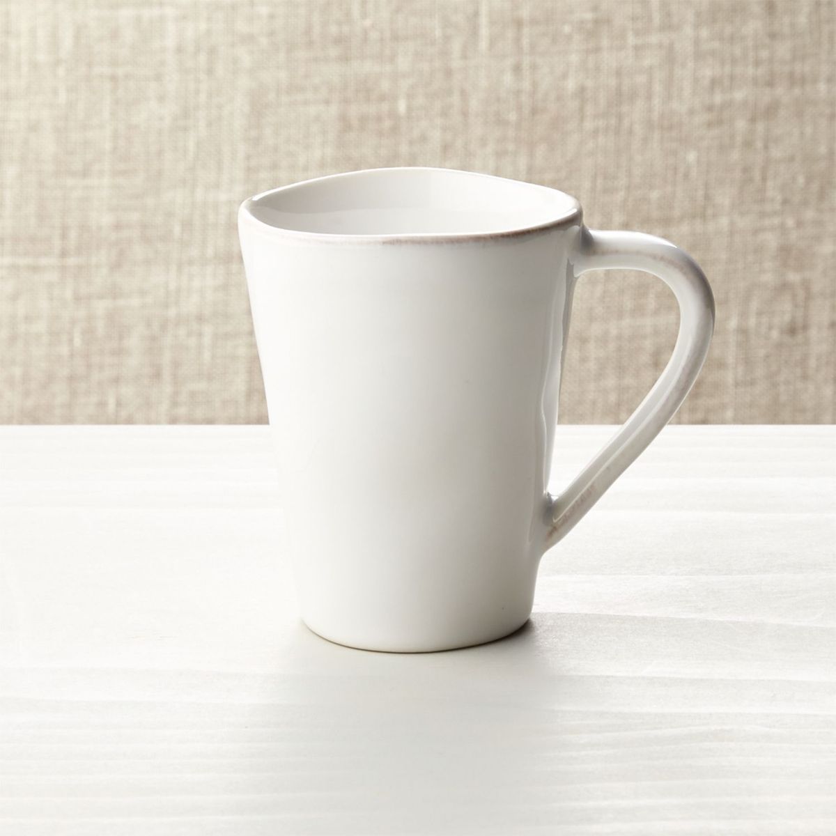 CRATE & BARREL - Mug Marin Blanco Crate & Barrel