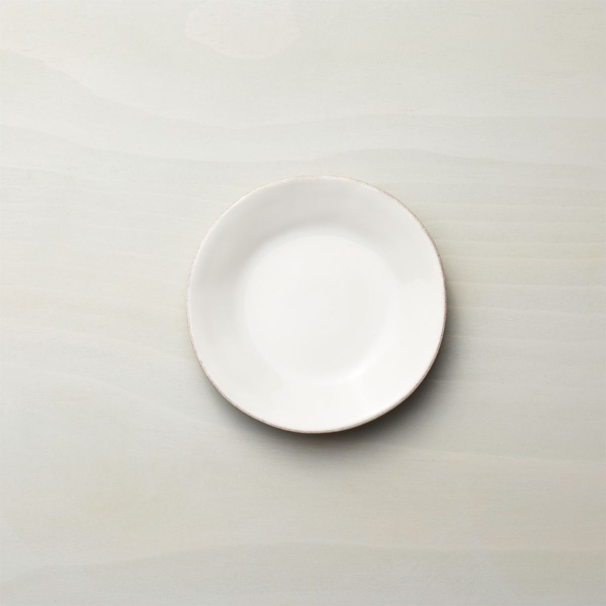 CRATE & BARREL - Plato para Pasabocas Marin Blanco