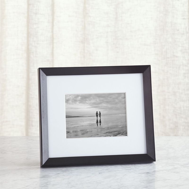 CRATE & BARREL - Marco para Fotos Icon 13x18 Negro