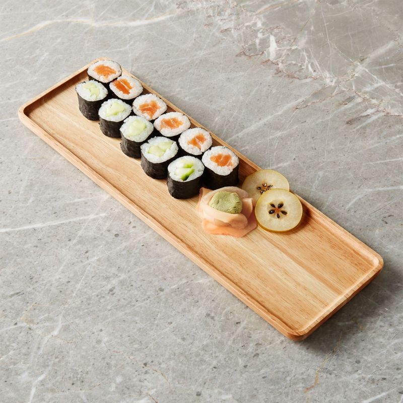 CRATE & BARREL - Bandeja Merge De Madera