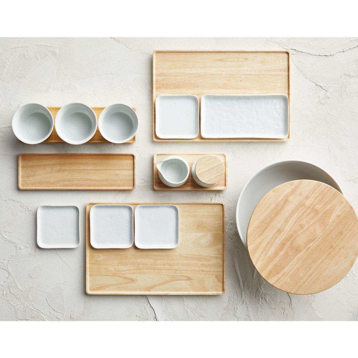 CRATE & BARREL - Bandeja Merge Grande 