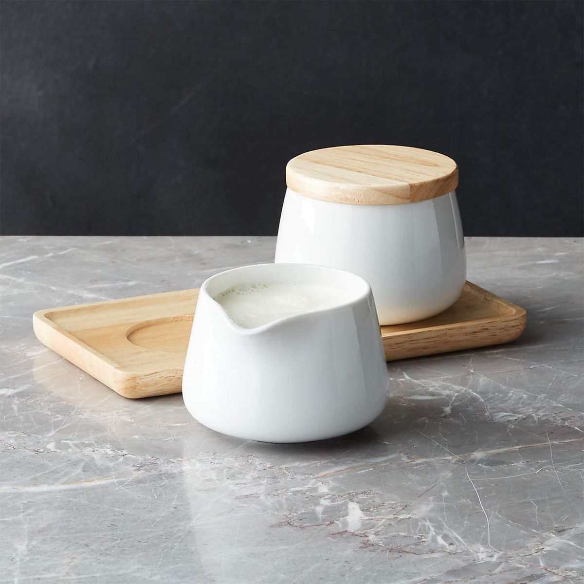 CRATE & BARREL - Set De Cream&sugar Merge