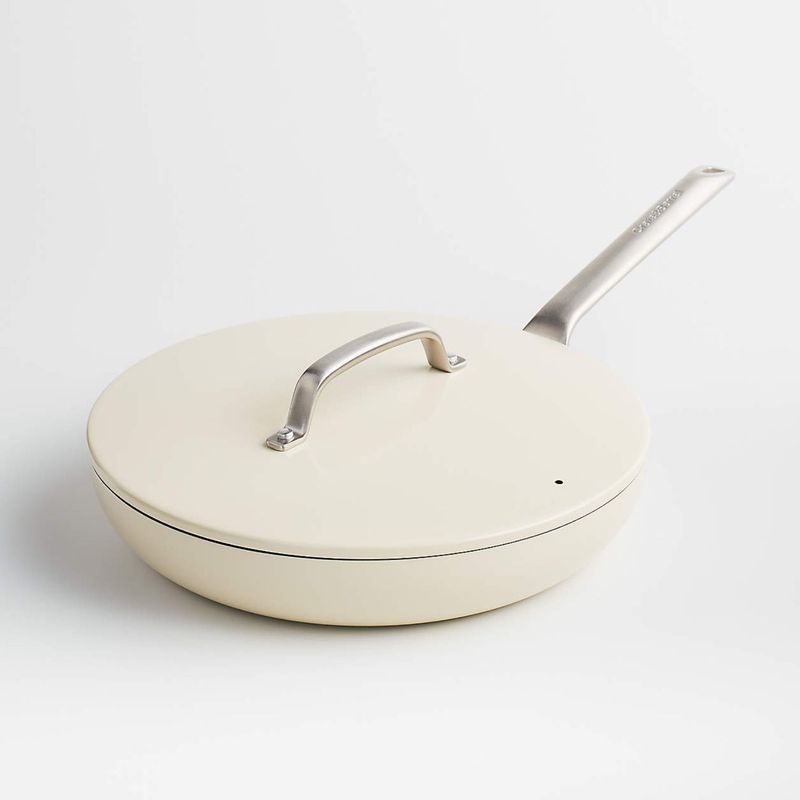 CRATE & BARREL - Sartén de Cerámica Antiadherente con Tapa EvenCook 30cm