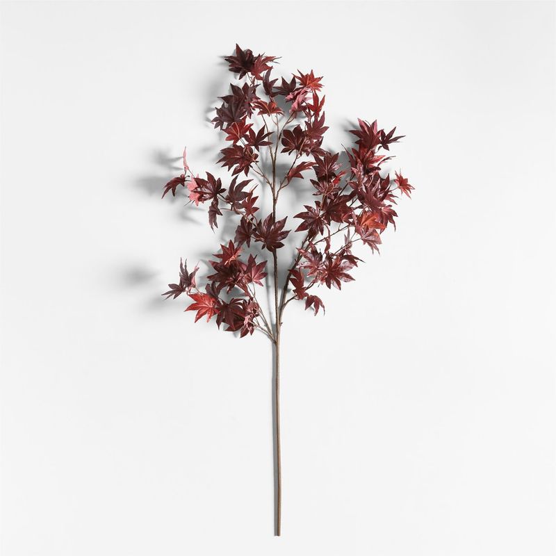 CRATE & BARREL - Rama Flor Arce Japonés Rojo 152cm