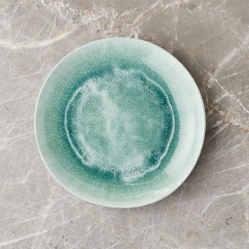CRATE & BARREL - Plato De Ensalada Caspian Aqua