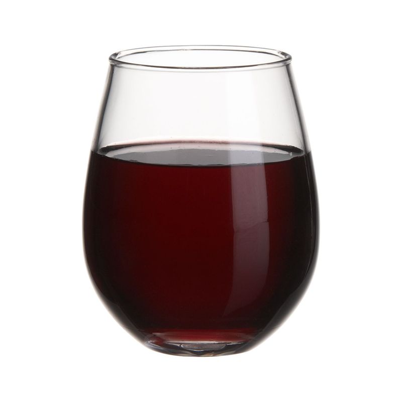 CRATE & BARREL - Copa de Vino Acrílica Sin Base