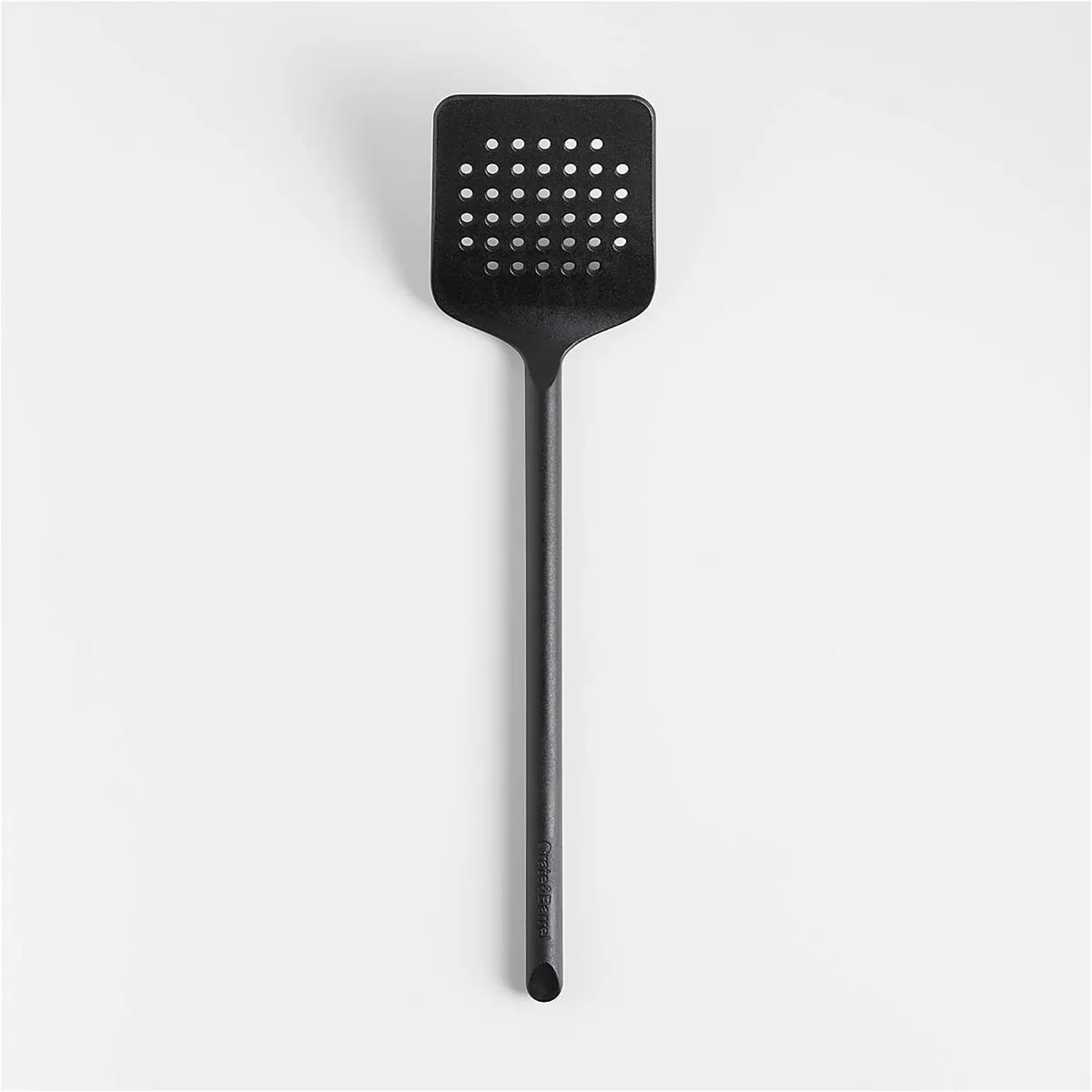 CRATE & BARREL - Espátula Ranurada De Nailon Negro Crate&barrel
