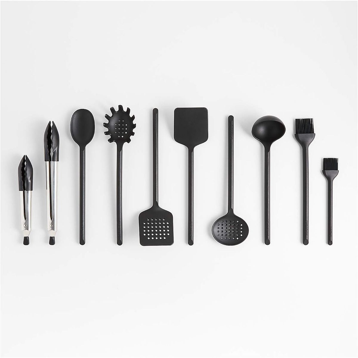 CRATE & BARREL - Cuchara de Nylon Negra 