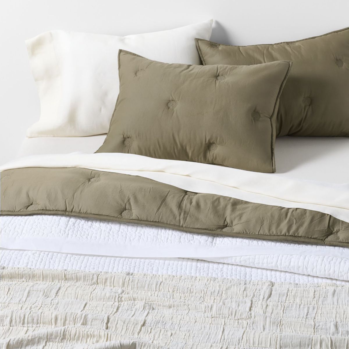 CRATE & BARREL - Funda de Duvet Voile