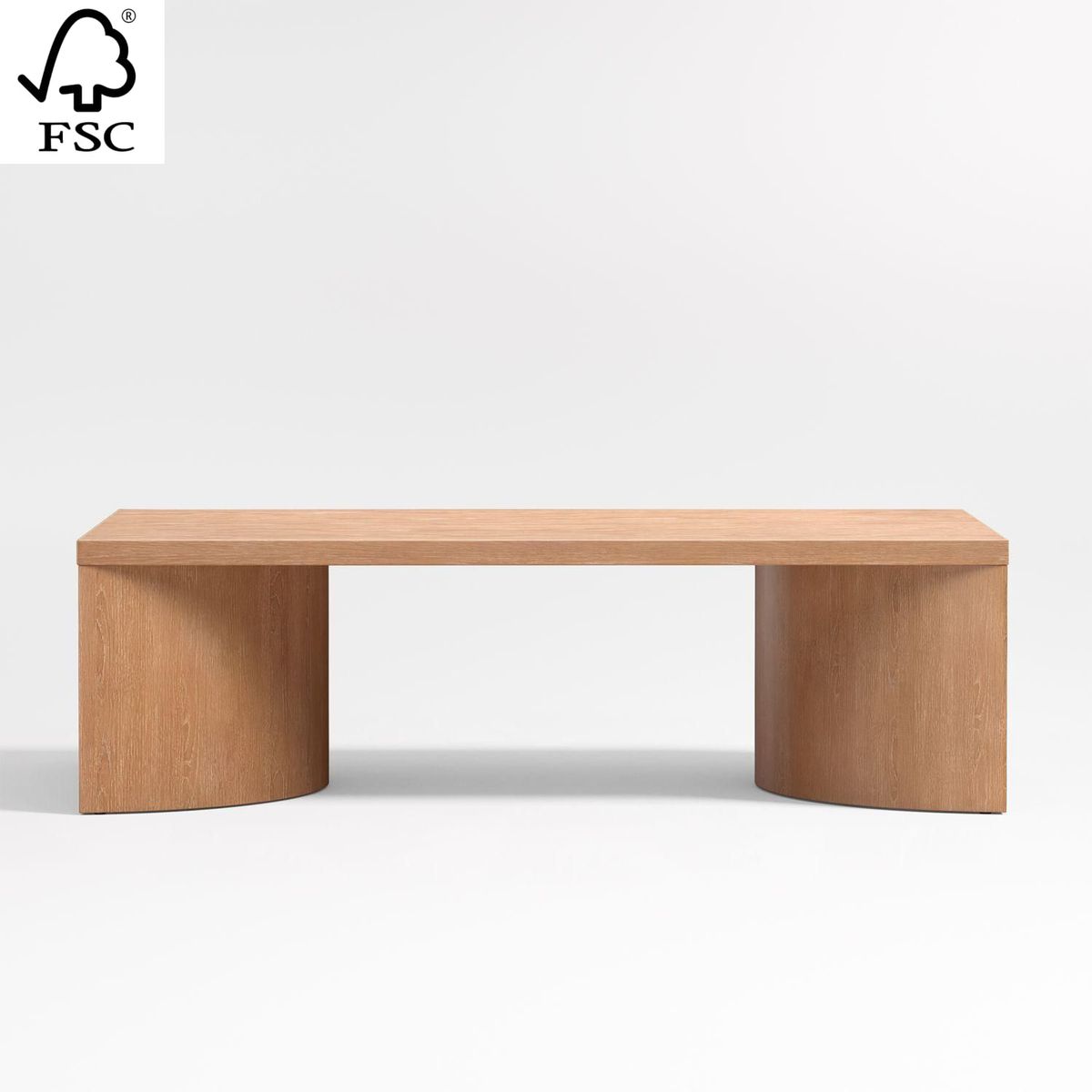 CRATE & BARREL - Mesa De Centro Virage 137cm