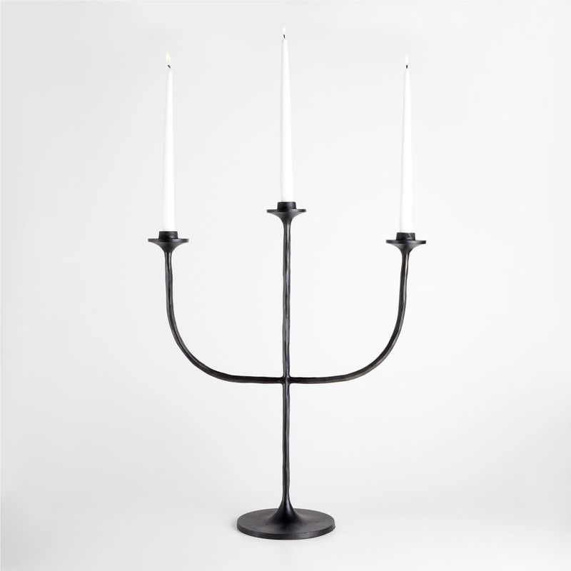 CRATE & BARREL - Candelabro Tridente Maloy