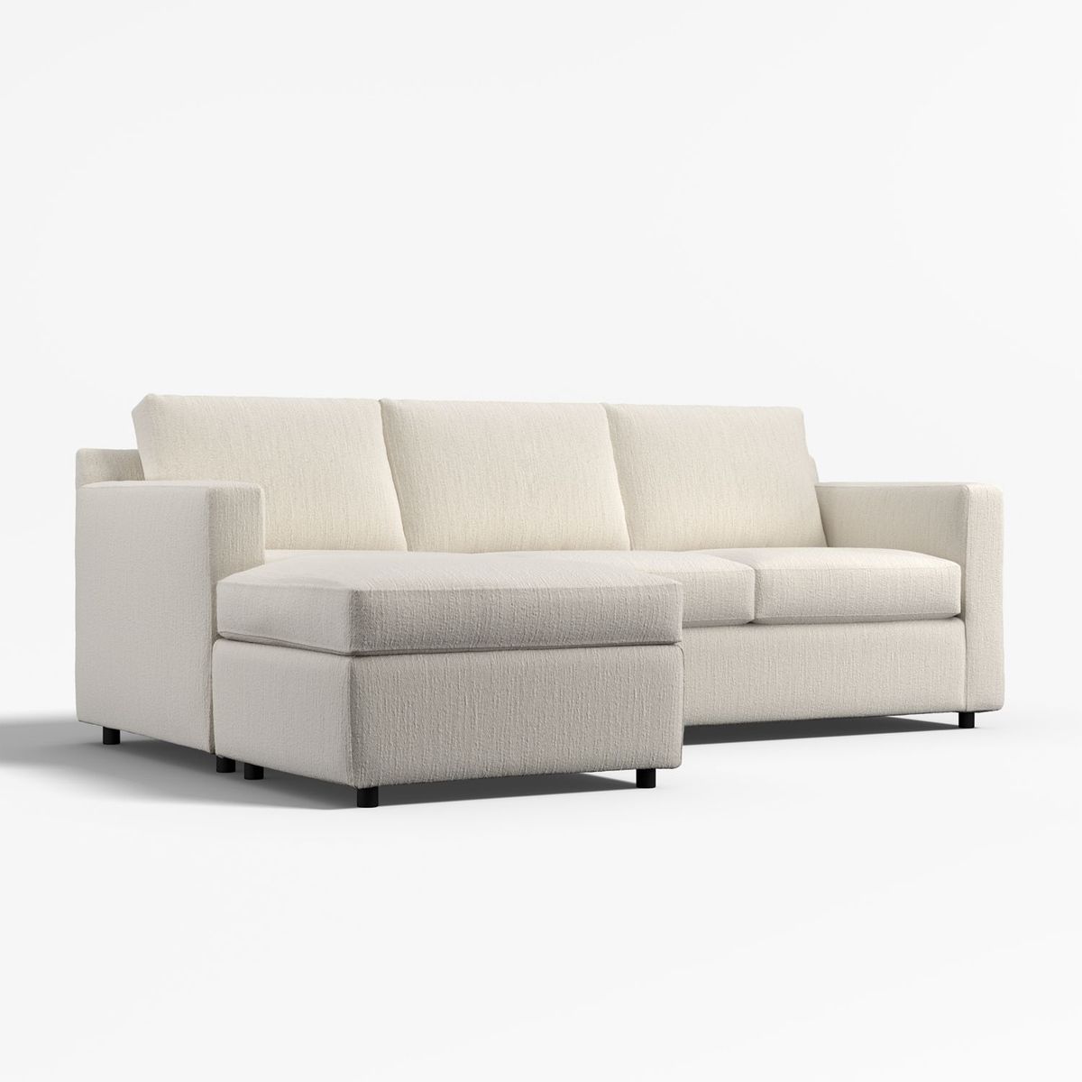 CRATE & BARREL - Seccional Reversible Barrett II 4 Cuerpos