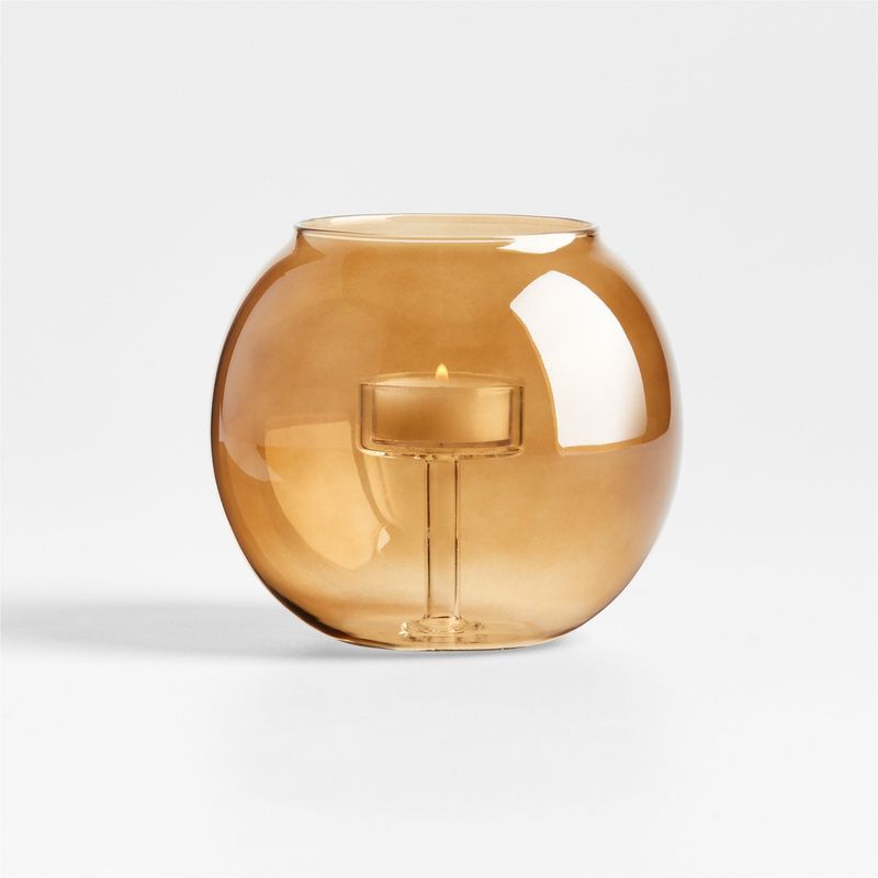 CRATE & BARREL - Porta Velas Alina Amber