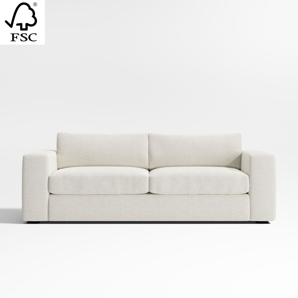 CRATE & BARREL - Sofá Oceanside 4 Cuerpos