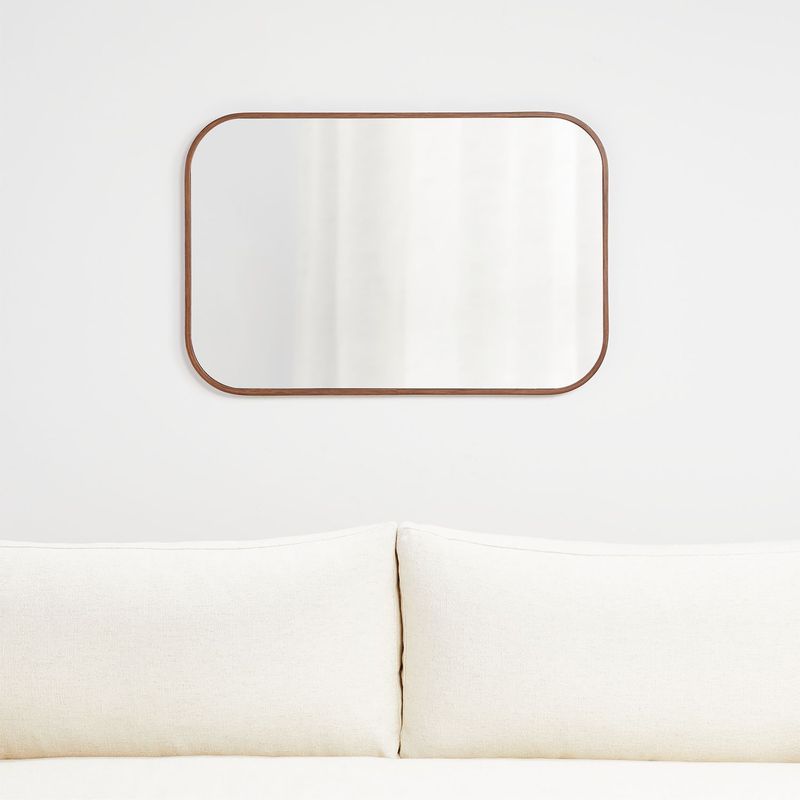 CRATE & BARREL - Espejo de Pared Rectangular Edge 61x91cm