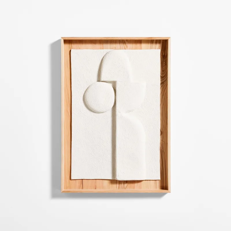 CRATE & BARREL - Arte De Pared Lain Ii 89x60cm