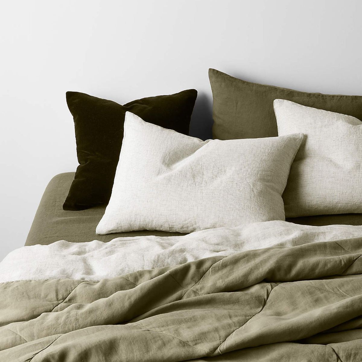 CRATE & BARREL - Funda de Duvet 100% Lino 