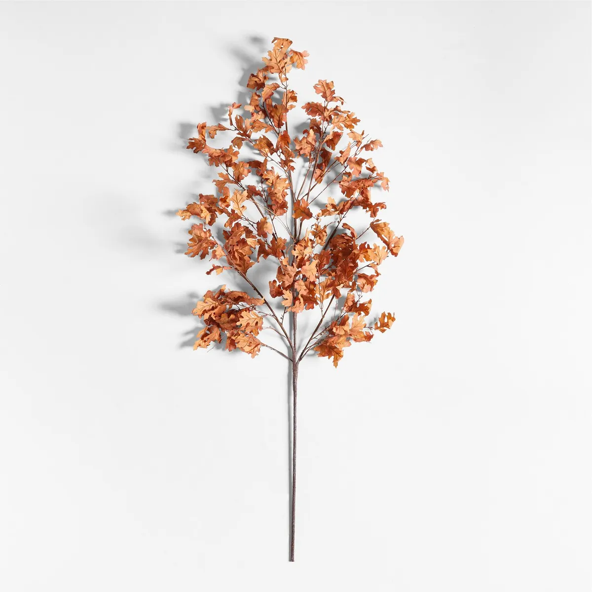 CRATE & BARREL - Rama Flor Hoja de Roble Naranja 168cm