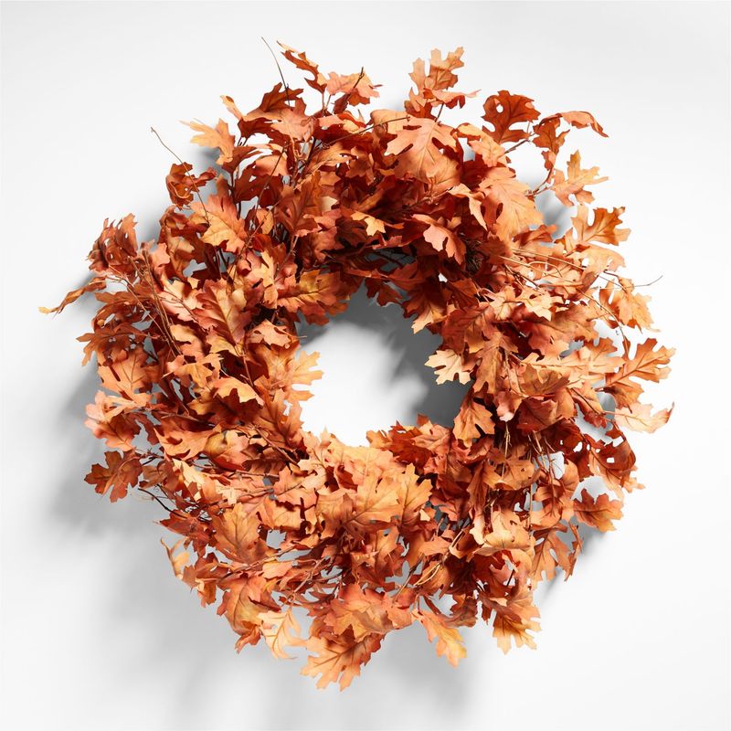 CRATE & BARREL - Corona De Hojas De Roble